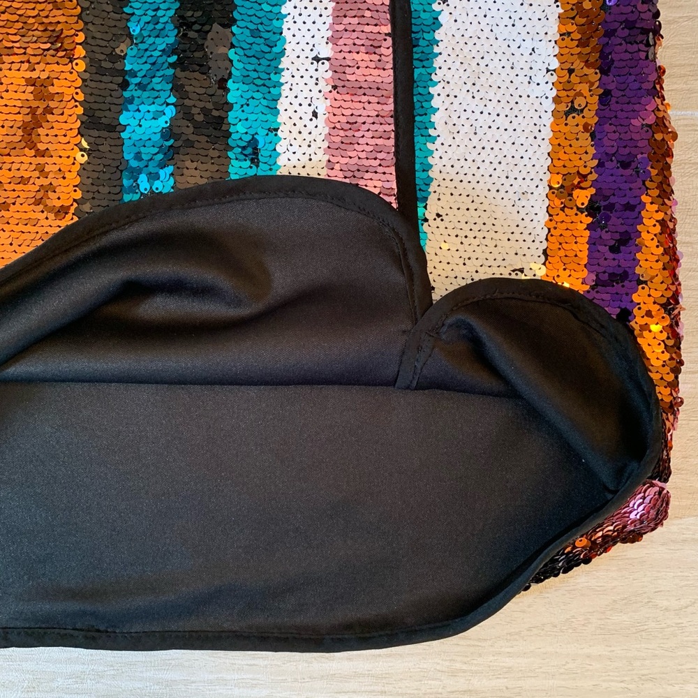 NEW Jun & Ivy multi-colored sequin skirt - Picture 5 of 6